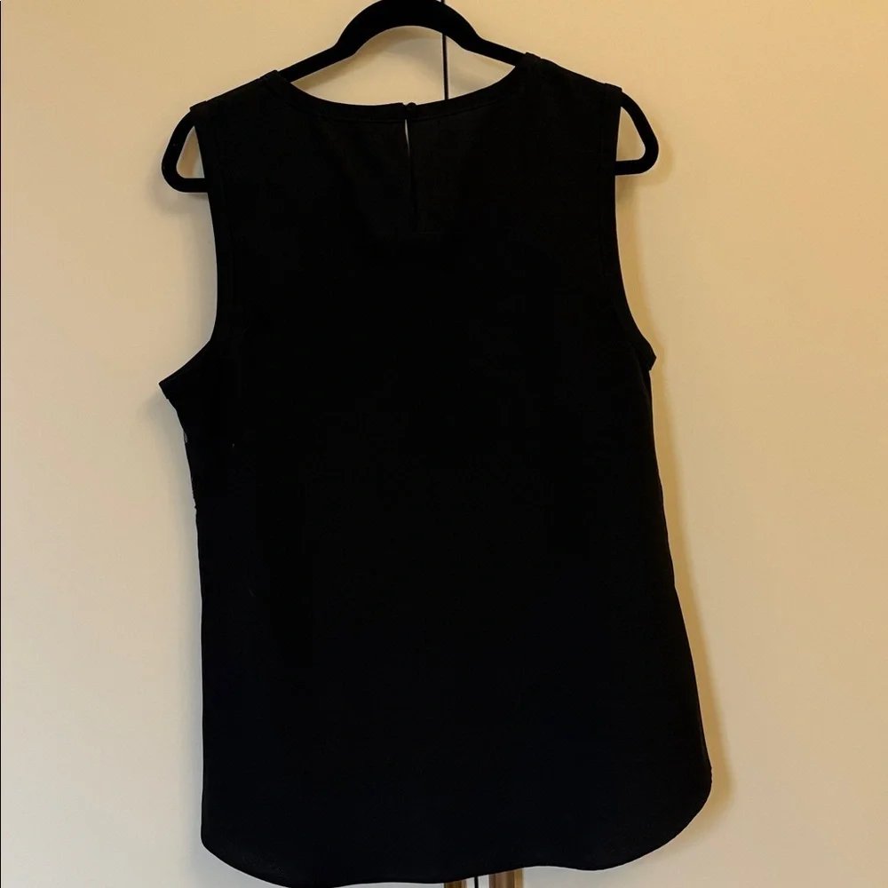 Laundry By Shelli Segal Midnight Black Tank Top